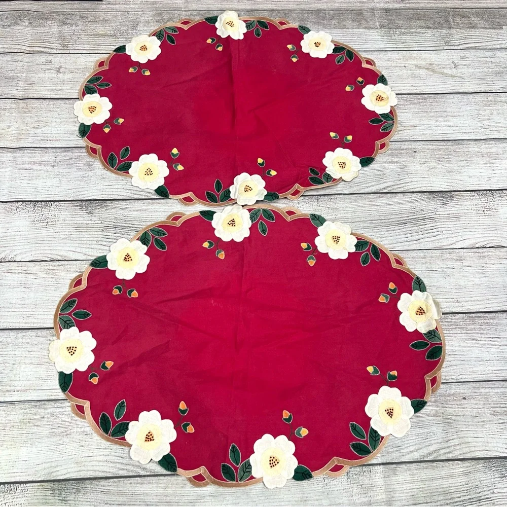 Vintage placemats green